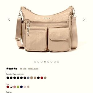 NWOT Baggallini Everywhere bag! Over 10,000 sold. Easy reach phone pocket.